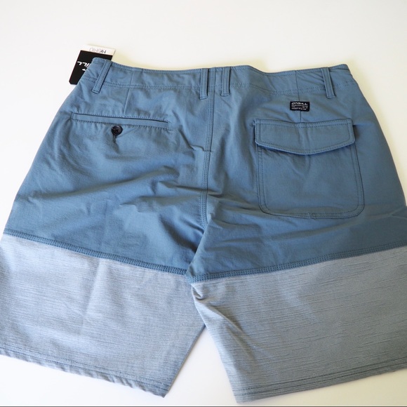 NWT o’neil blue men’s swim trunk/ athletic short - Picture 2 of 4